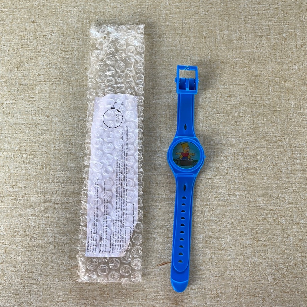 Bart Simpson Watch Promo Kellogg’s 2002 Plastic